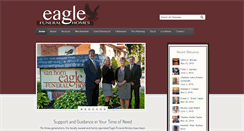 Desktop Screenshot of eaglefuneralhomes.com